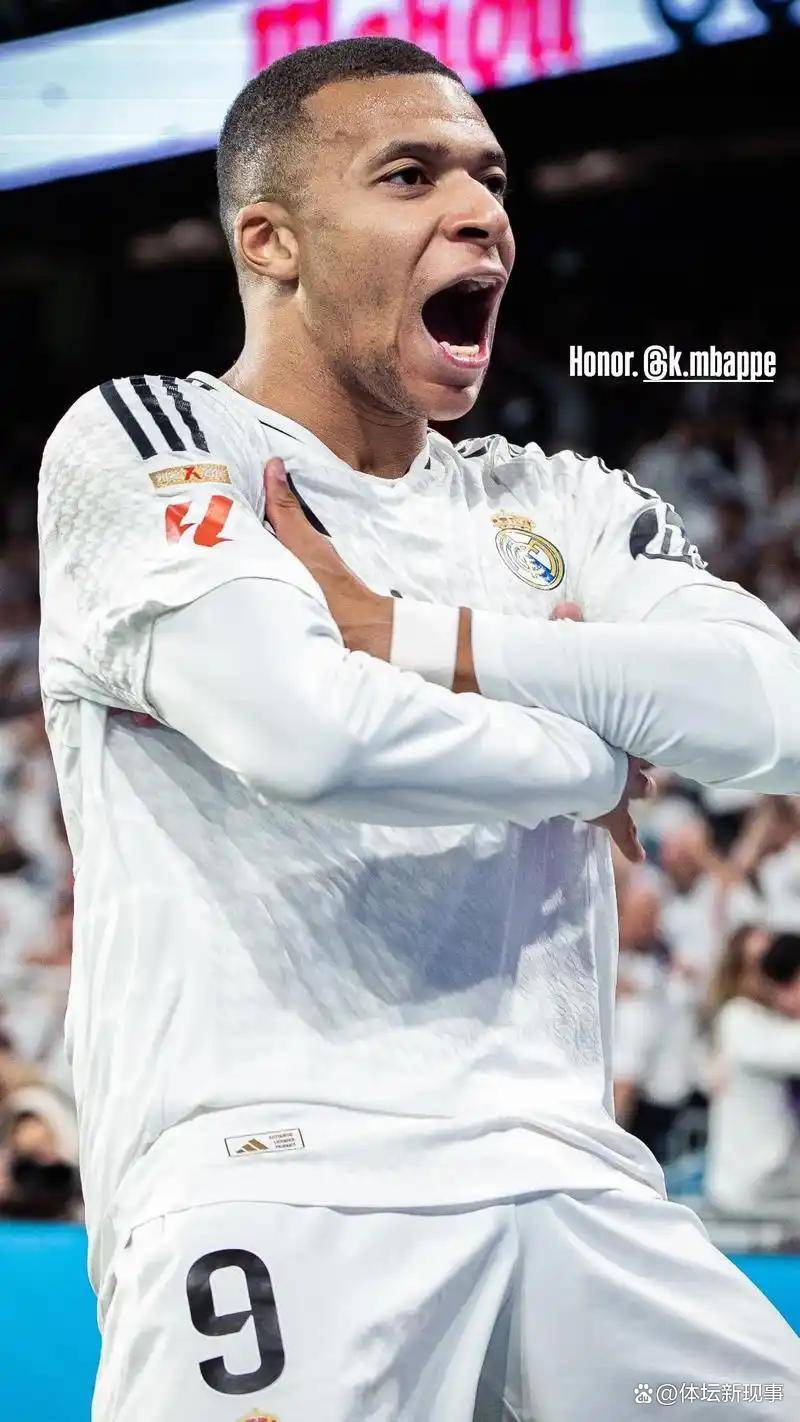 开云官网 -姆巴佩展(zhǎn)現(xiàn)超强实力！阿森西奥邊(biān)路精准传中(zhōng)，姆巴佩高高跃起头球破门，皇马1-0取(qǔ)得领先(xiān)